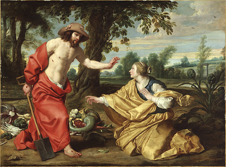 Abraham JANSSENS, l'Ancien Jan WILDENS, Adriaen VAN UTRECHT - Noli me tangere - Après 1620