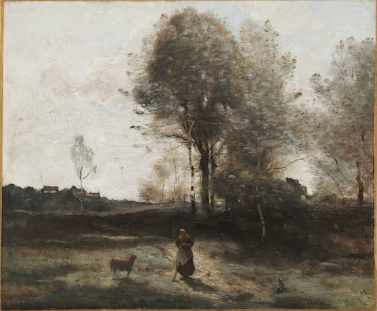 Camille COROT - Le Matin dans la prairie - XIXe siècle